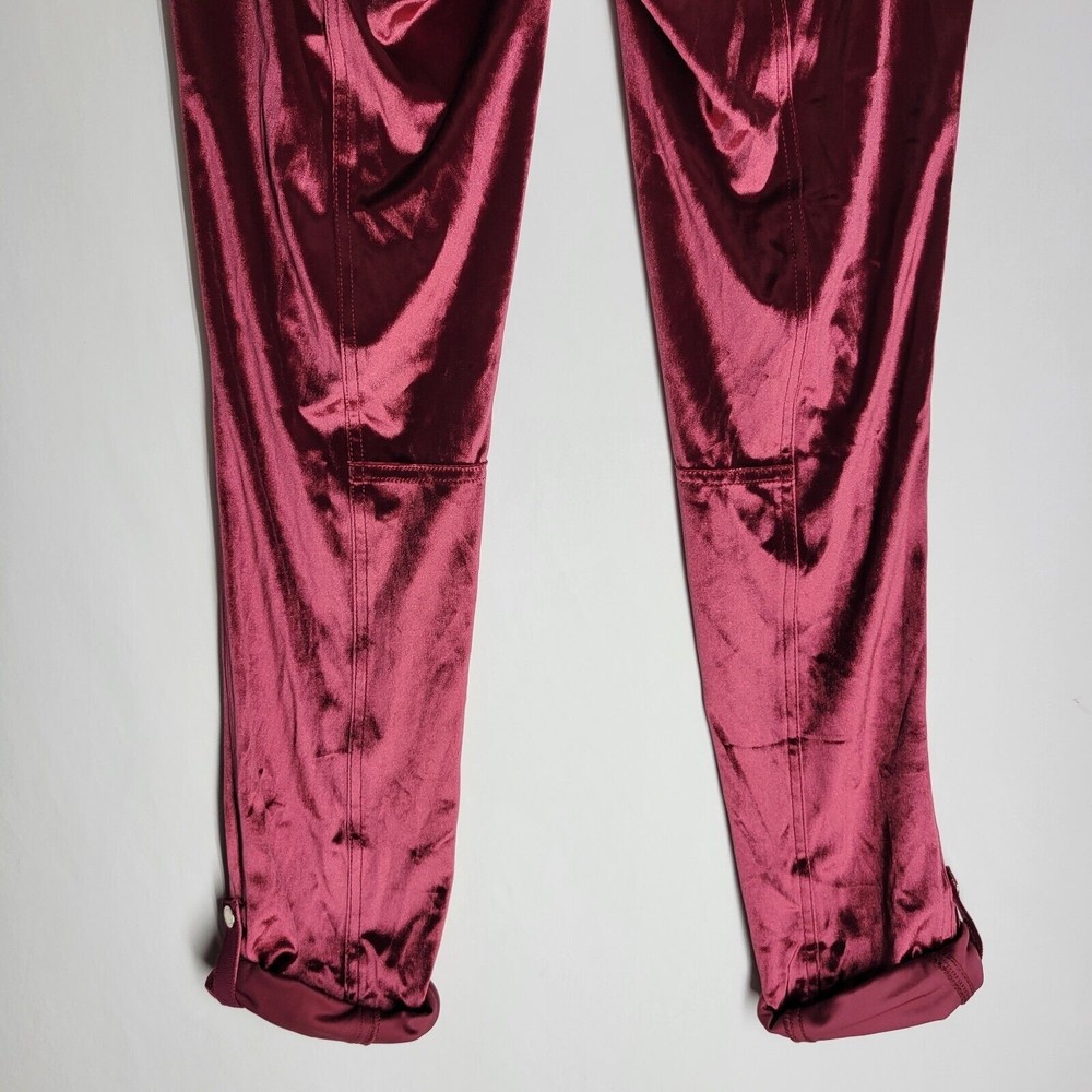 NWT THE STRAIGHT ANKLE Women's Utility Straight Crop Pants Dark Sangria Size 0 - Picture 10 of 12